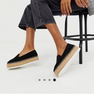 ASOS Flatform Espadrilles 🖤 NWT!